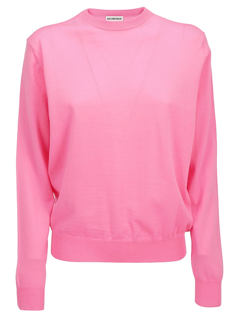 balenciaga pink sweatshirt