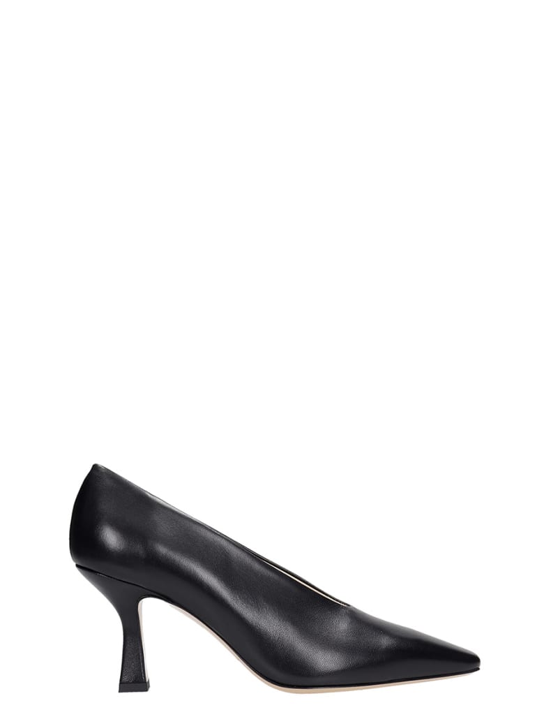 Fabio Rusconi Pumps In Black Leather - black