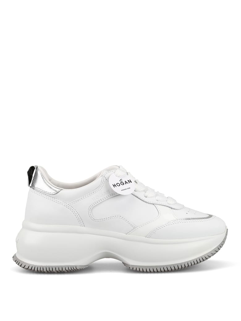 Hogan Laced Shoes - White/silver