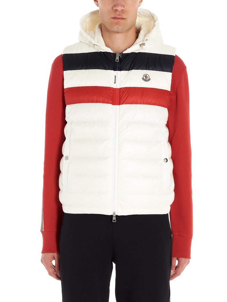 moncler vest white