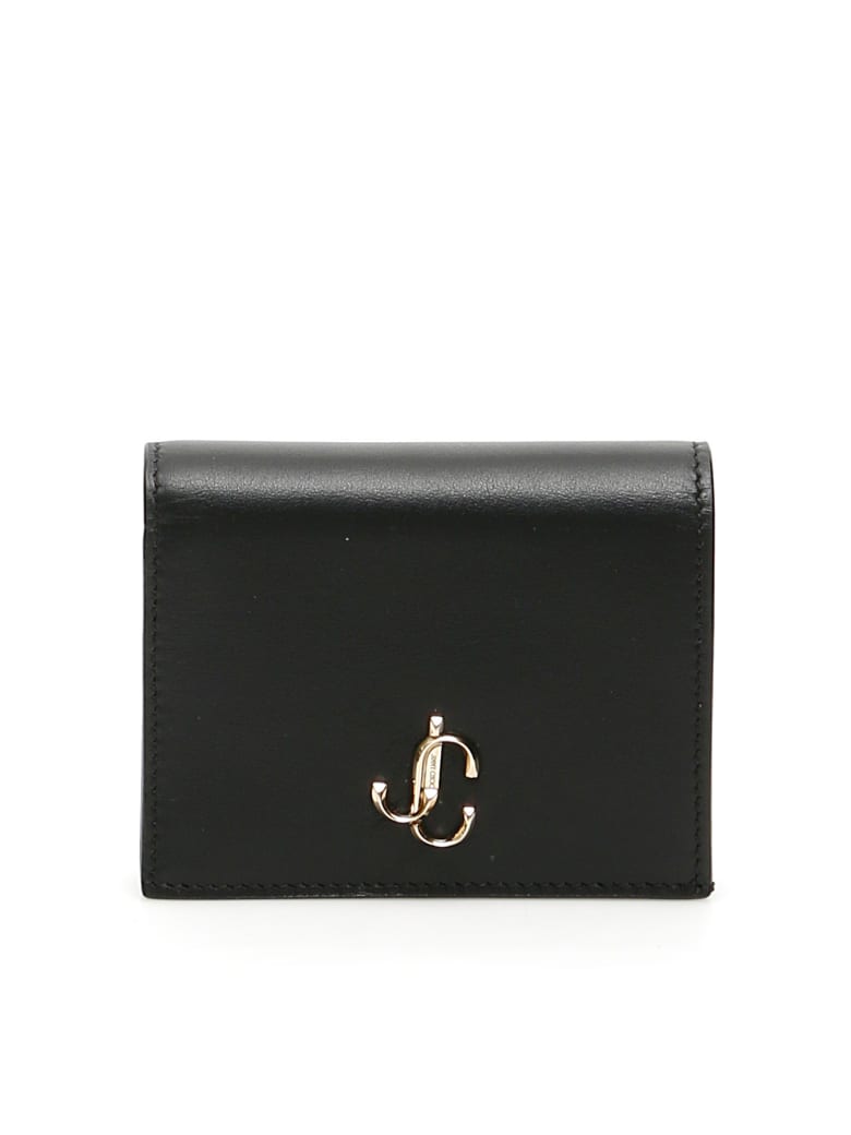 Jimmy Choo Monogram Wallet - BLACK (Black)