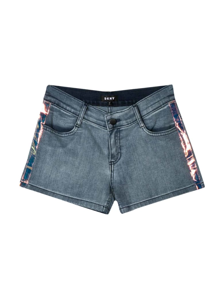 dkny denim shorts