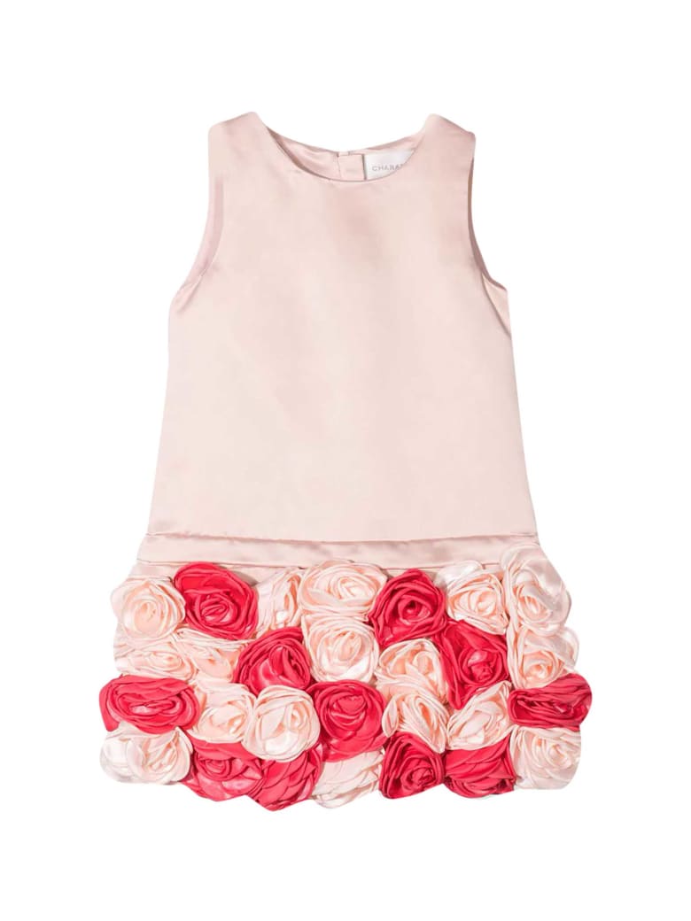 Charabia Pink Midi Dress - Rosa