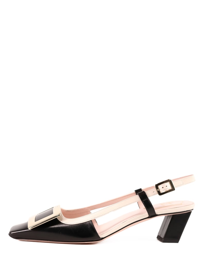 Roger Vivier Sling Back Belle Vivier - Nero