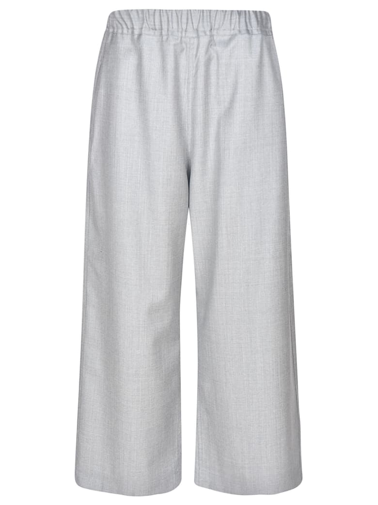 Sofie d'Hoore Wide Leg Trousers - Silver Mélange