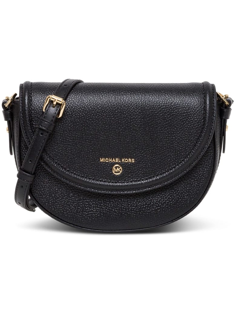 MICHAEL Michael Kors Jet Set Charm Mediumn Half Dome Chain Crossbody - Black