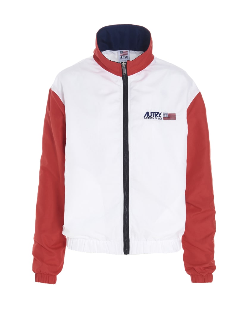 Autry Jacket - WHITE/RED