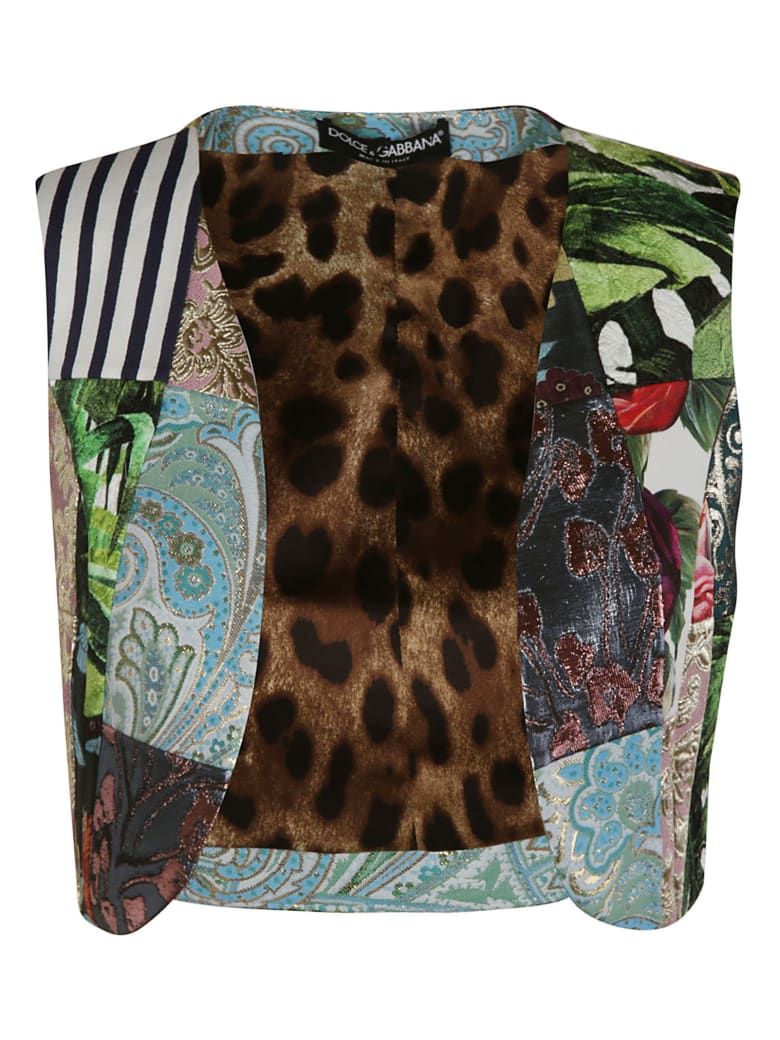 Dolce & Gabbana All-over Printed Gilet - Multicolor