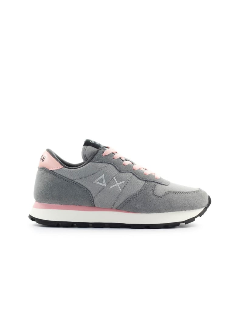 Sun 68 Sun68 Ally Solid Light Grey Sneaker - Grigio (Grey)