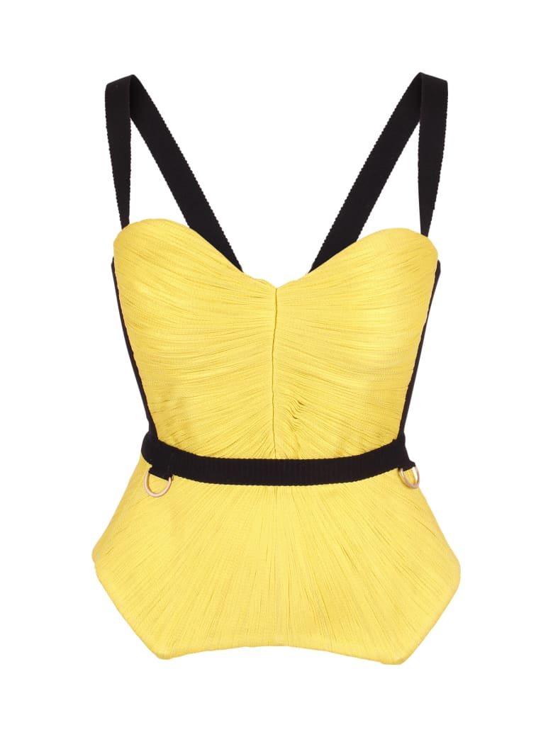 Maria Lucia Hohan Ellis Silk Top - Sunshine