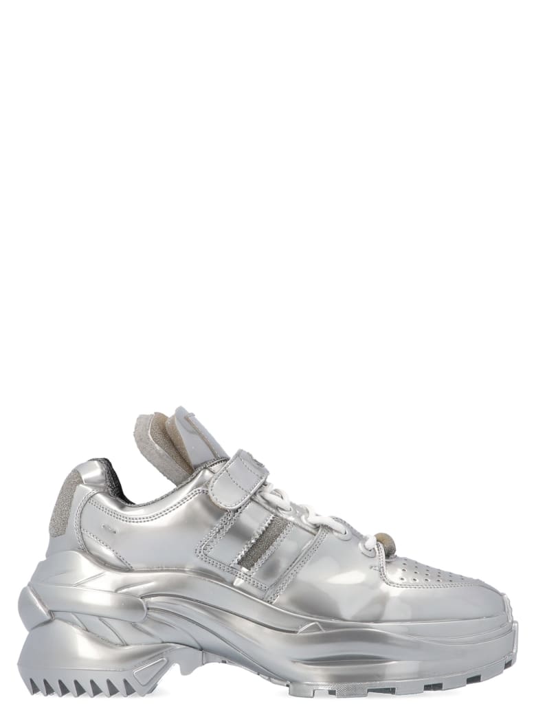 maison margiela shoes silver