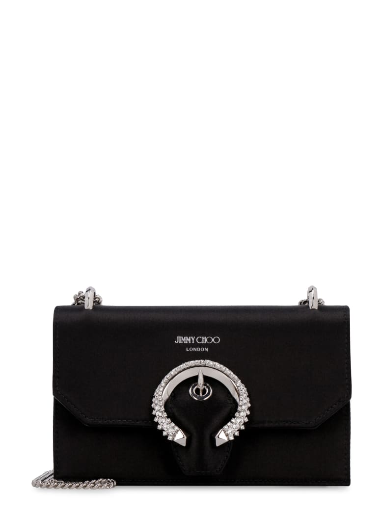 Jimmy Choo Paris Satin Mini-bag - black