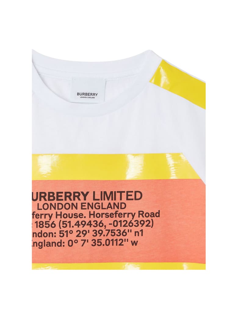 burberry t shirt kids orange