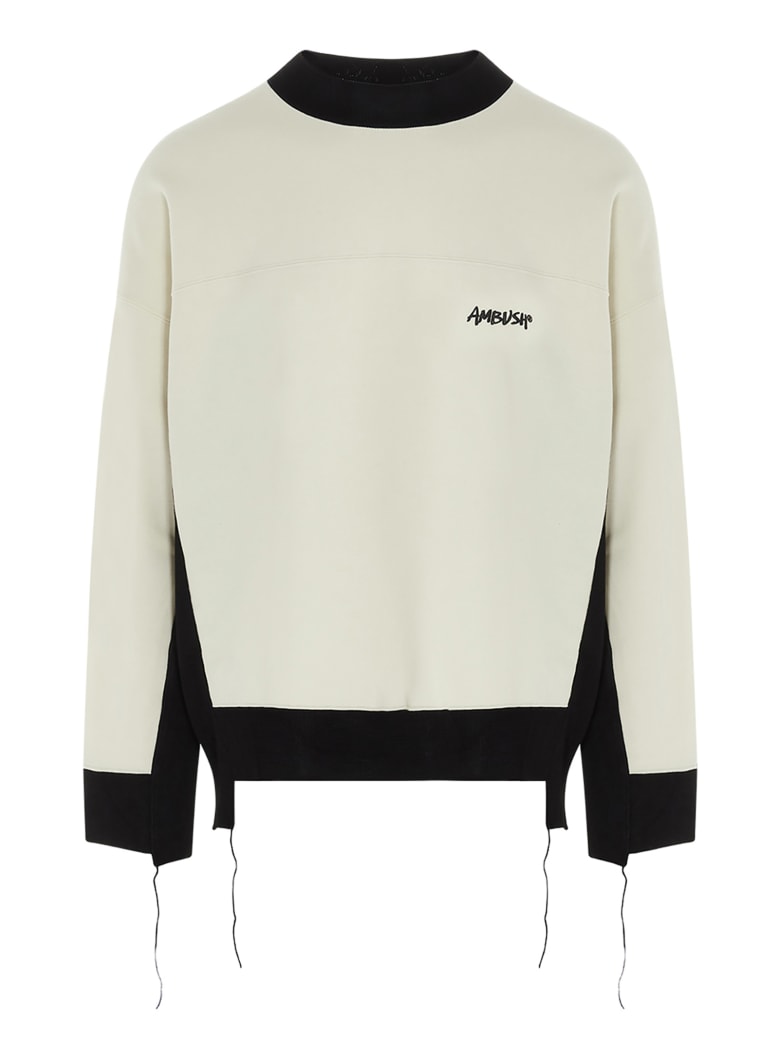 AMBUSH 'mix' Sweatshirt - O.white Black
