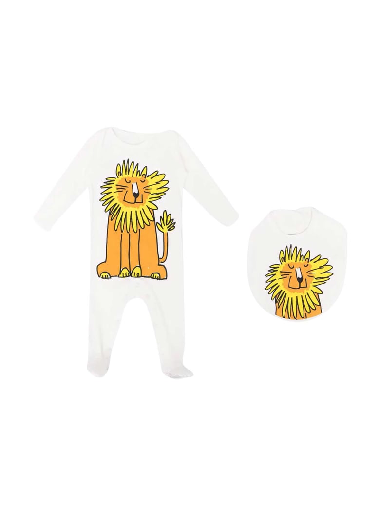 Stella McCartney Kids Baby Set With Print - Bianco