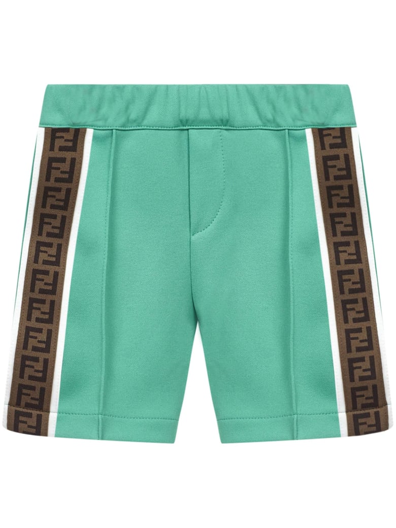 Fendi Kids Shorts - Green