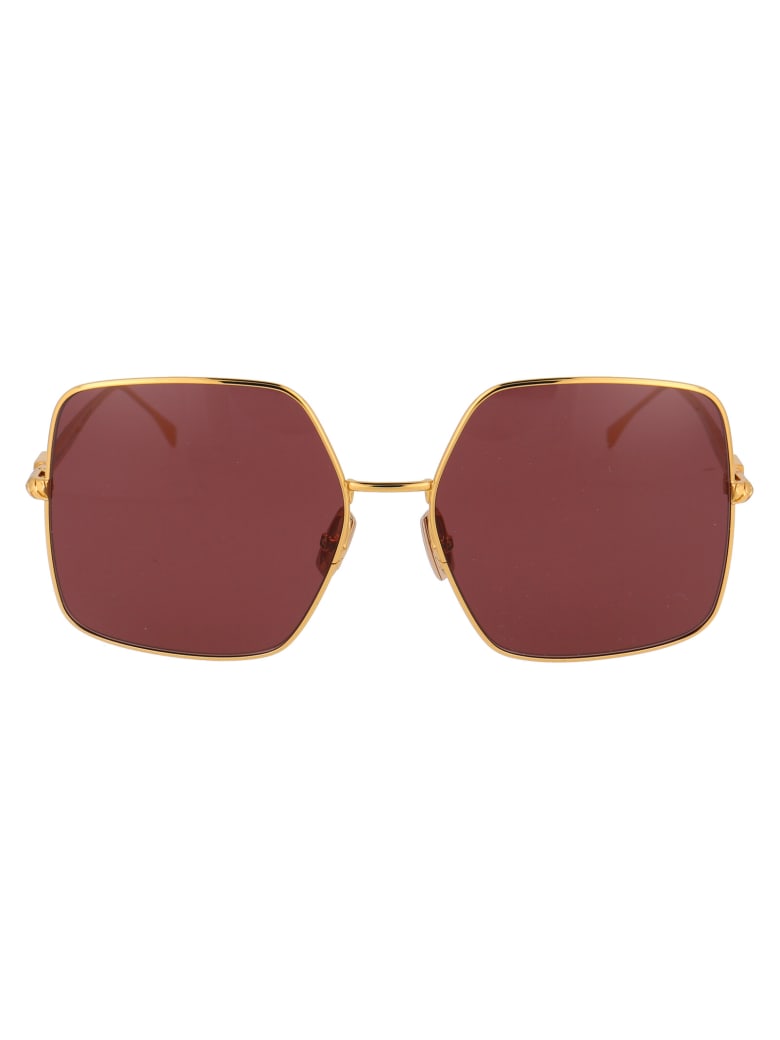 Fendi Ff 0439/s Sunglasses - 001U1 YELLOW GOLD