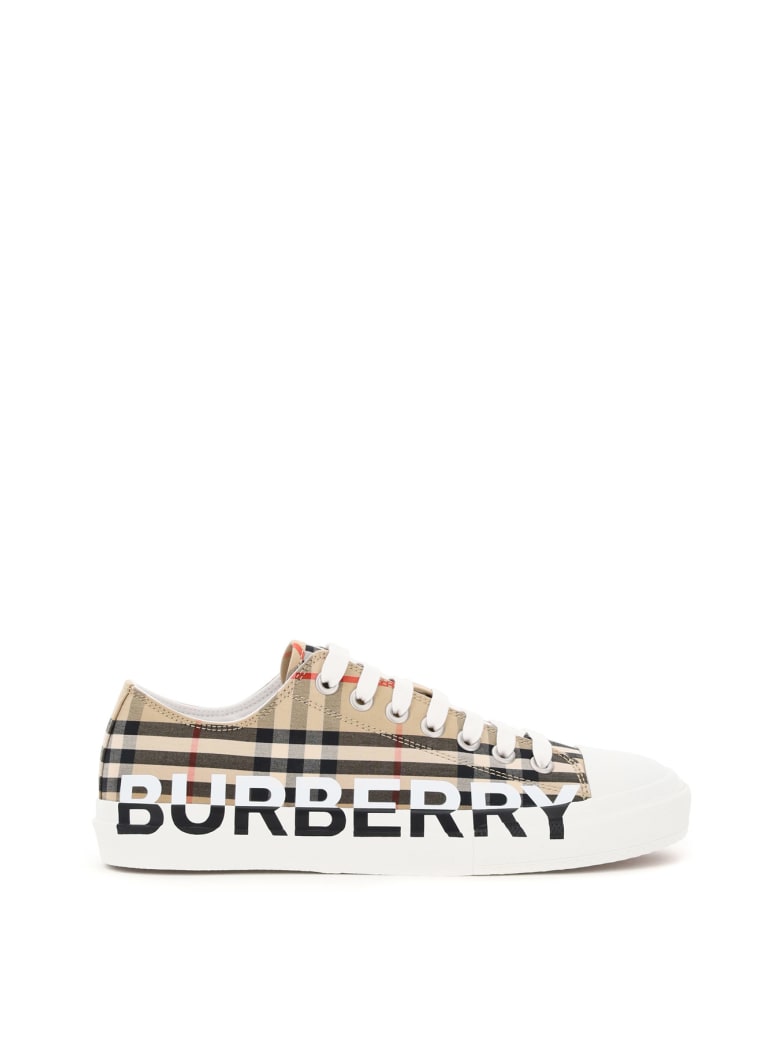 Burberry Larkhall Check Sneakers - Beige