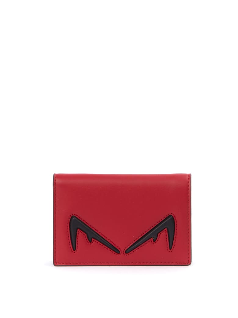 red fendi wallet