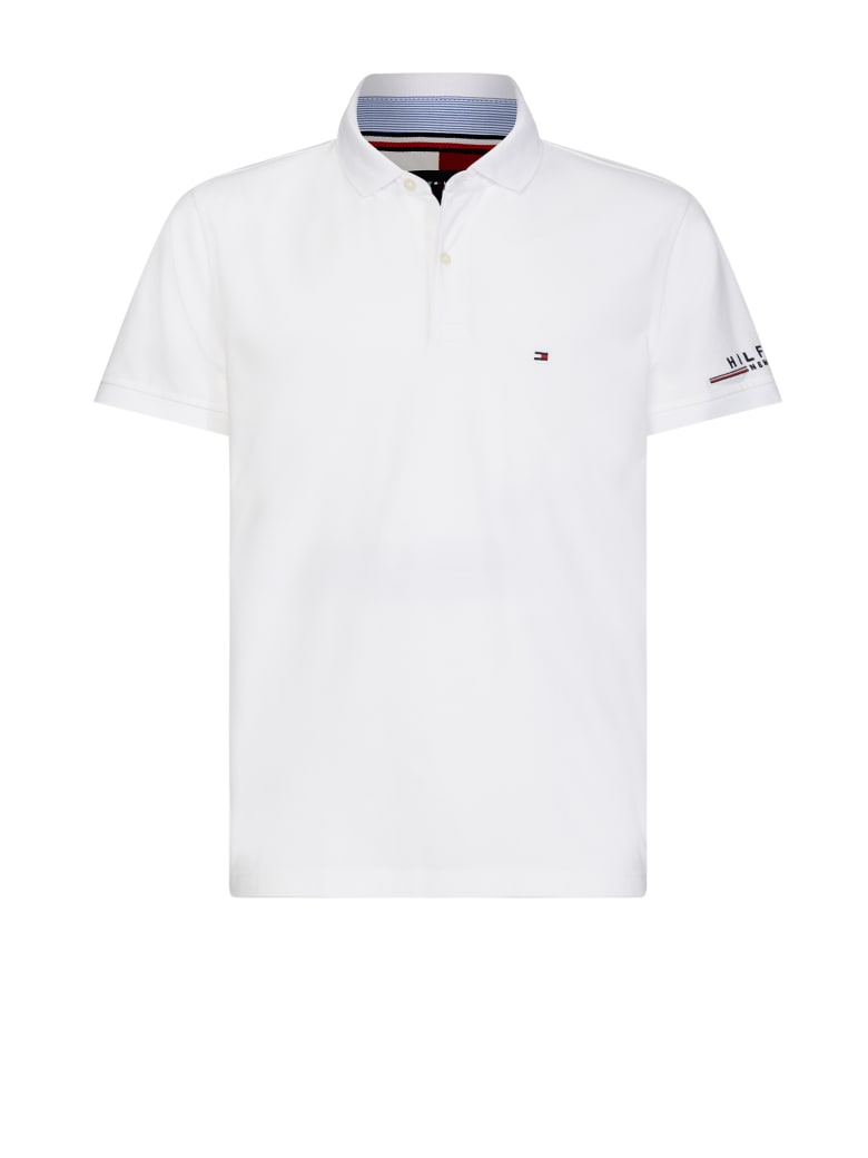 tommy white polo