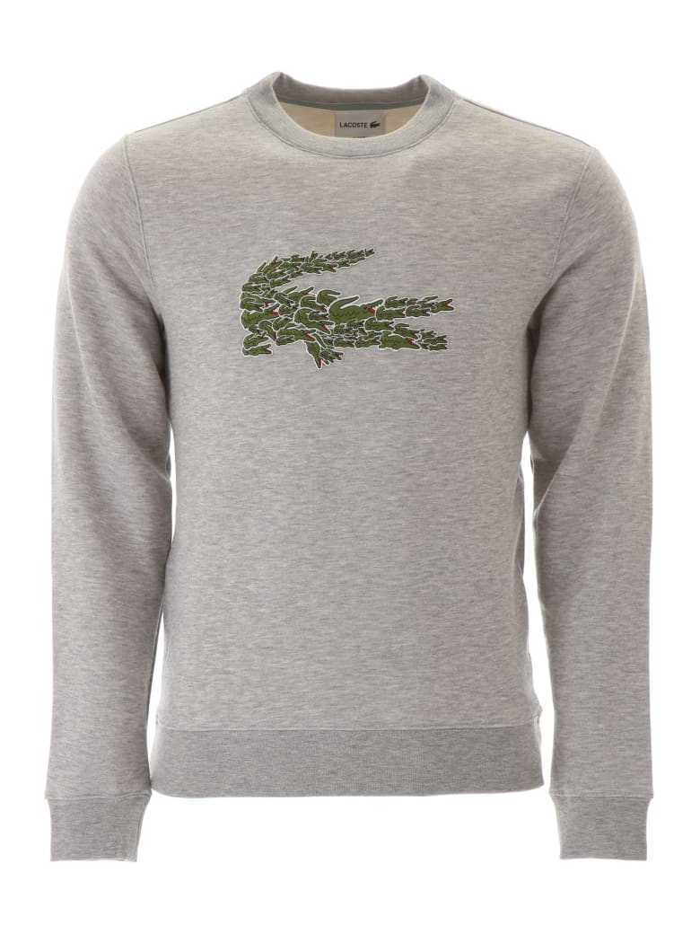 lacoste embroidered sweatshirt