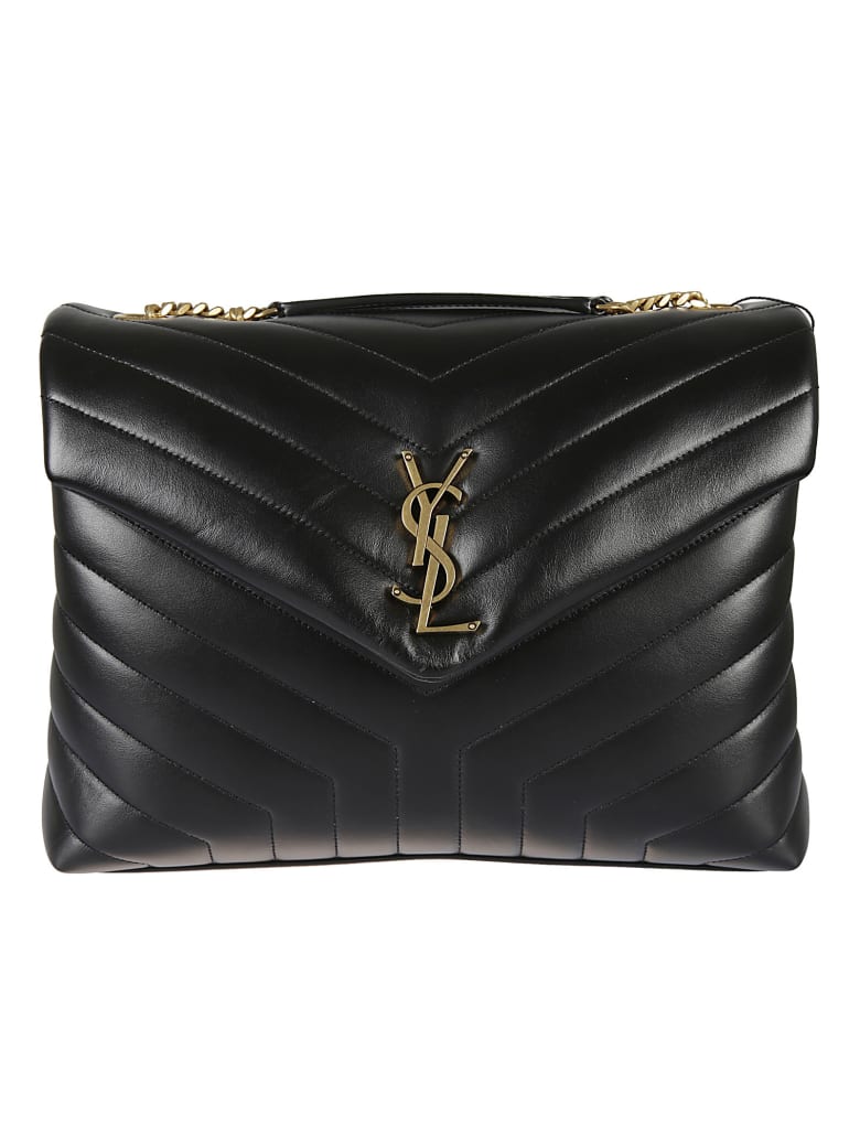 Saint Laurent Loulou Shoulder Bag - Black