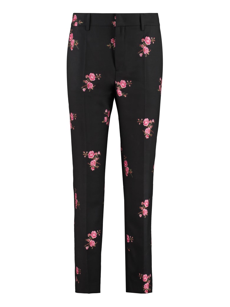 RED Valentino Wool Blend Tailored Trousers - black