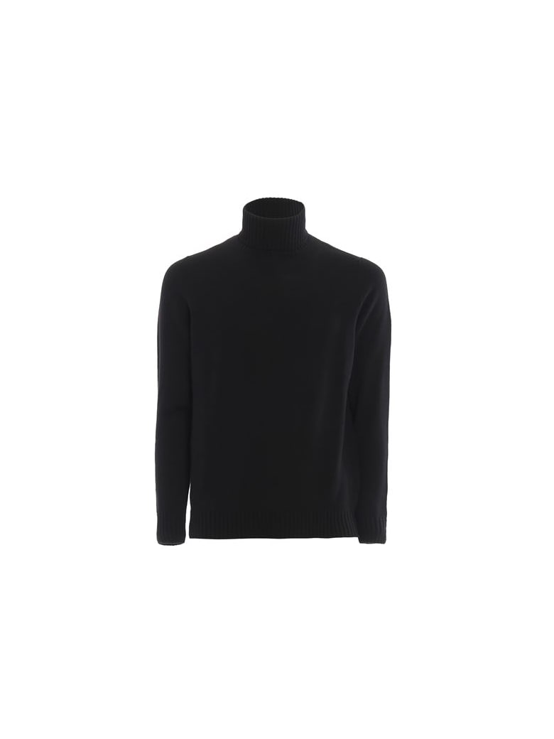 Drumohr Collo Alto Merinos - Nero