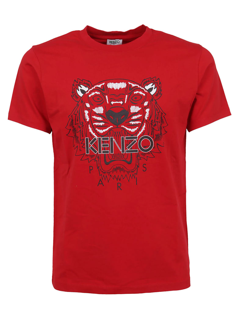 Clothing kenzo t shirt red tiger