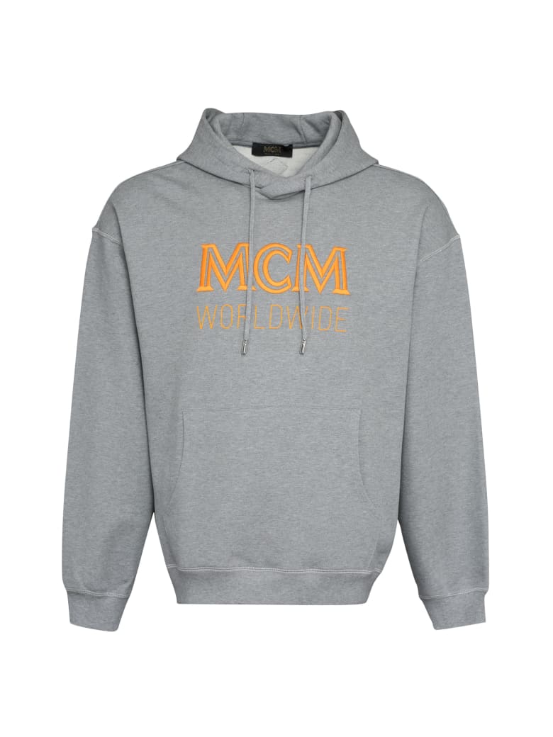MCM Logo Detail Cotton Sweatshirt italist, ALWAYS LIKE A SALE