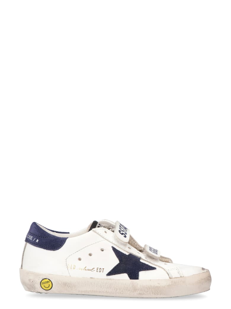 Golden Goose Old School Leather Low-top Sneakers - White