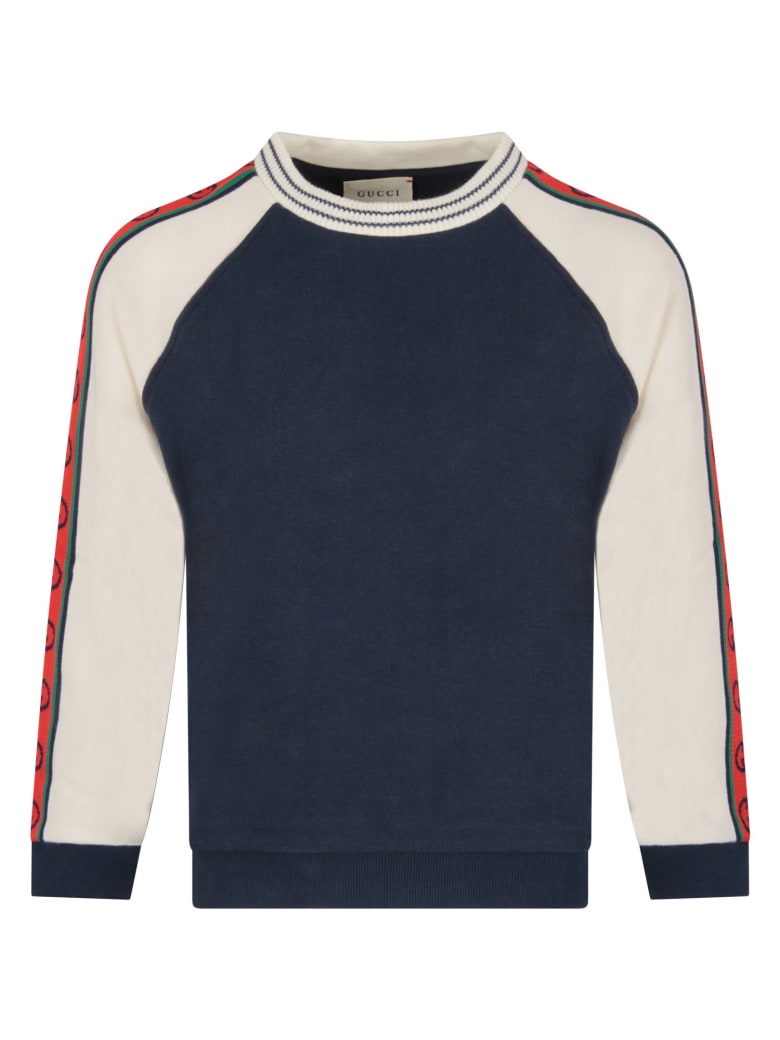 gucci sweatshirt blue