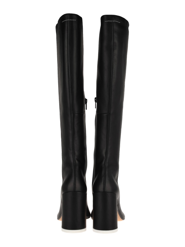 MM6 Maison Margiela Mm6 Knee-high Boots - BLACK - 11048380 | italist