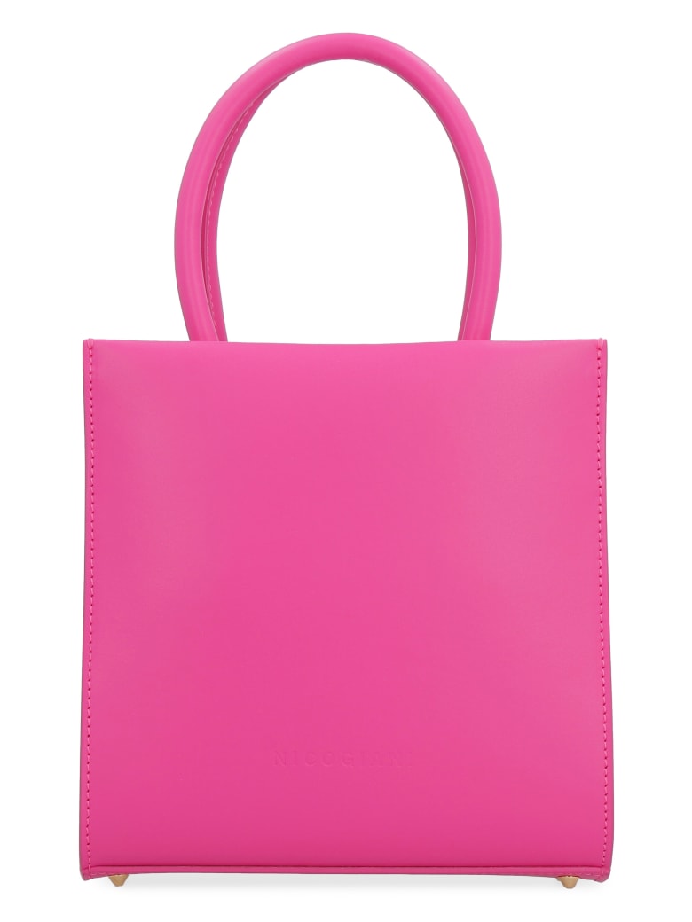Nico Giani Alice Leather Mini Handbag - Fuchsia