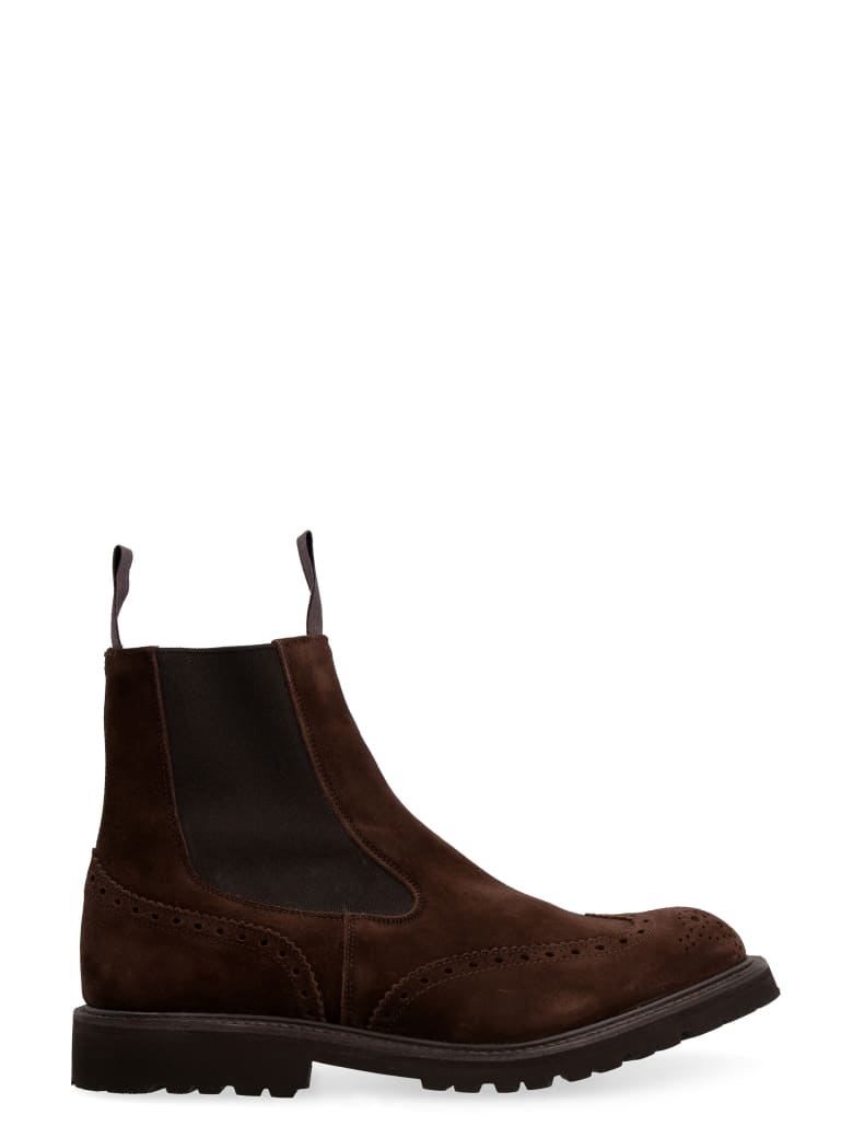 Tricker's Henry Suede Chelsea Boots - brown