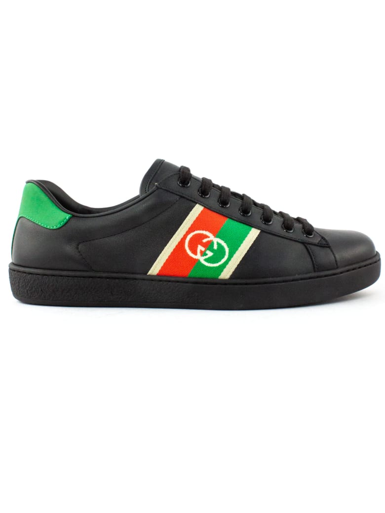 Gucci Black Ace Sneaker - Nero