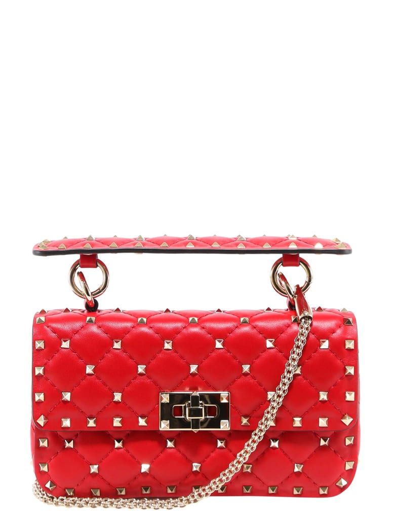 Valentino Garavani Rockstud Mini Bag - Rosso
