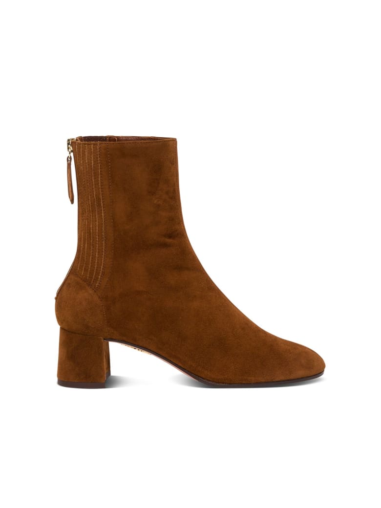 Aquazzura Saint Honorè Ankle Boots - Brown