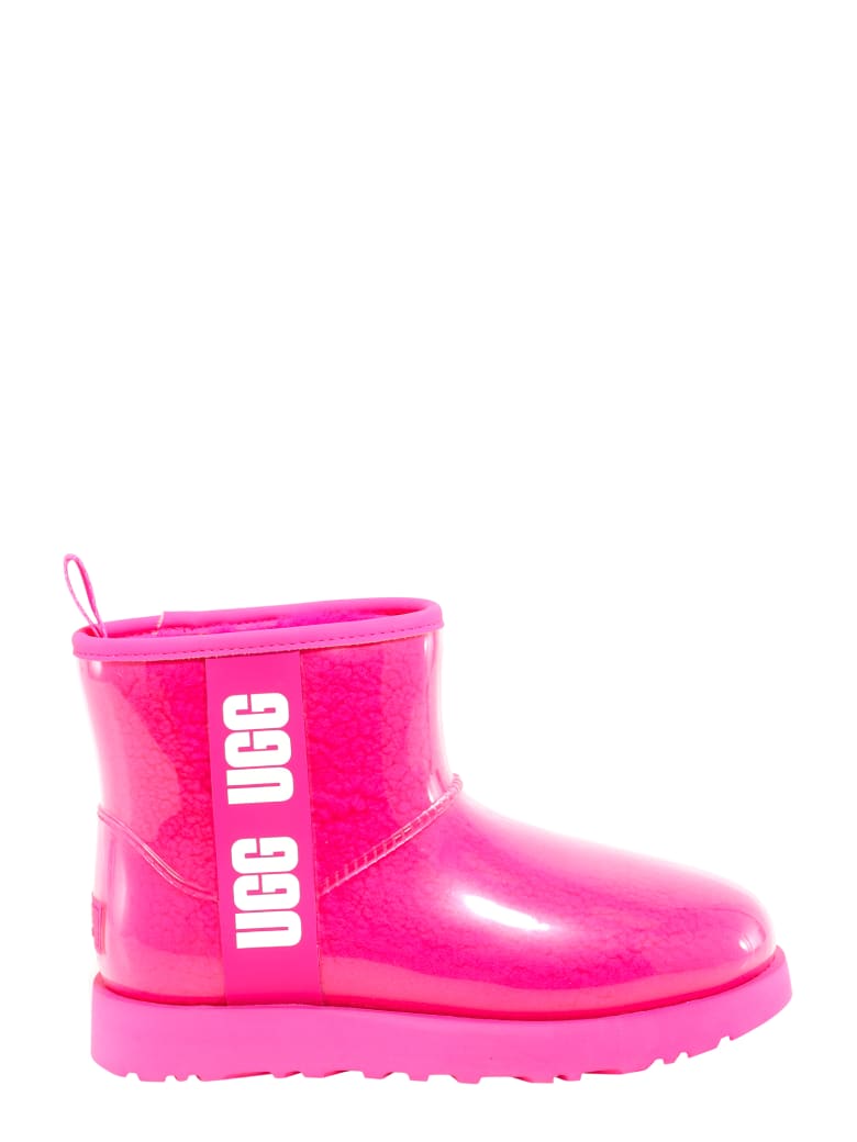 pink ugg like boots