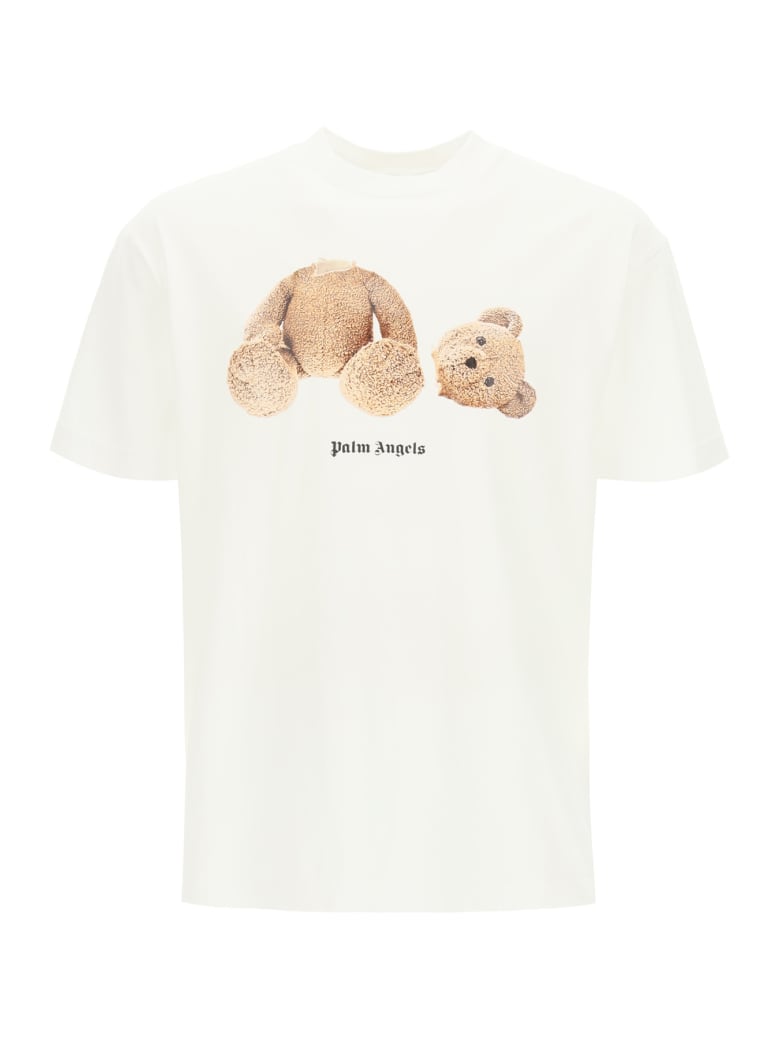 Palm Angels Ice Bear Print T-shirt - Bianco