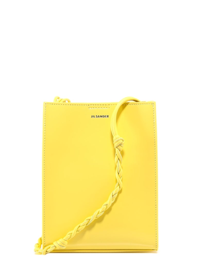 Jil Sander Logo Crossbody Bag - Beige