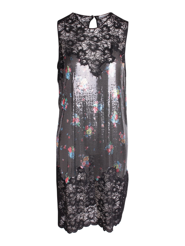 Paco Rabanne Aluminium Dress - Black