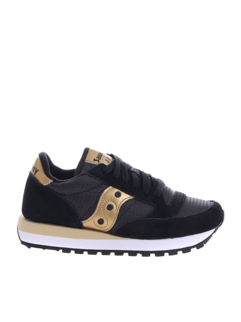 black and gold saucony
