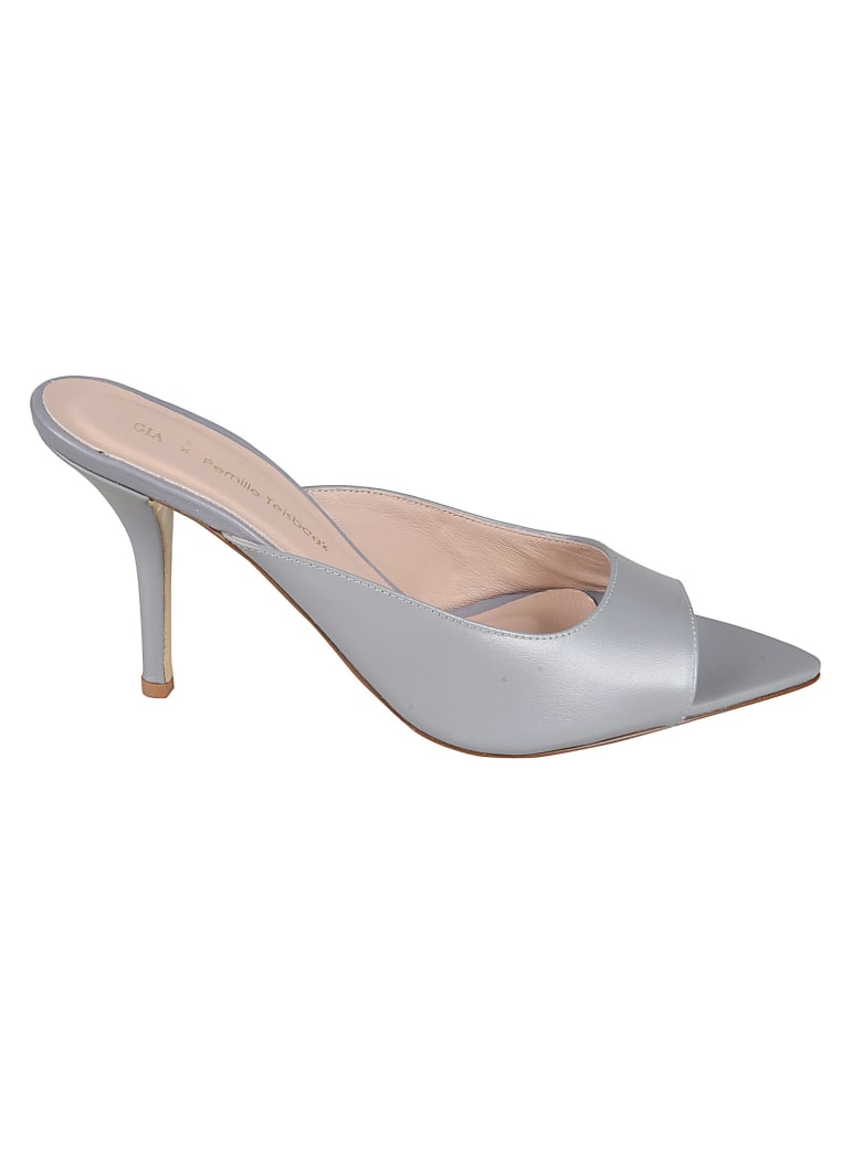 GIA COUTURE Perni Mules - Grey