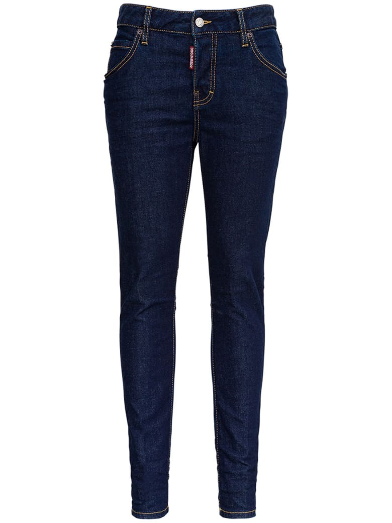 Dsquared2 Cotton Denim Jeans - Blu