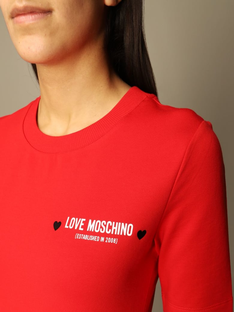 love moschino t shirt dress