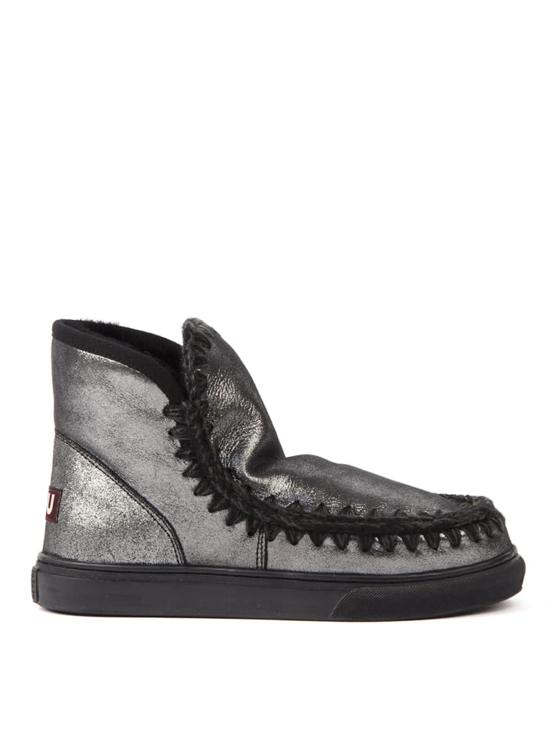 mou boots metallic