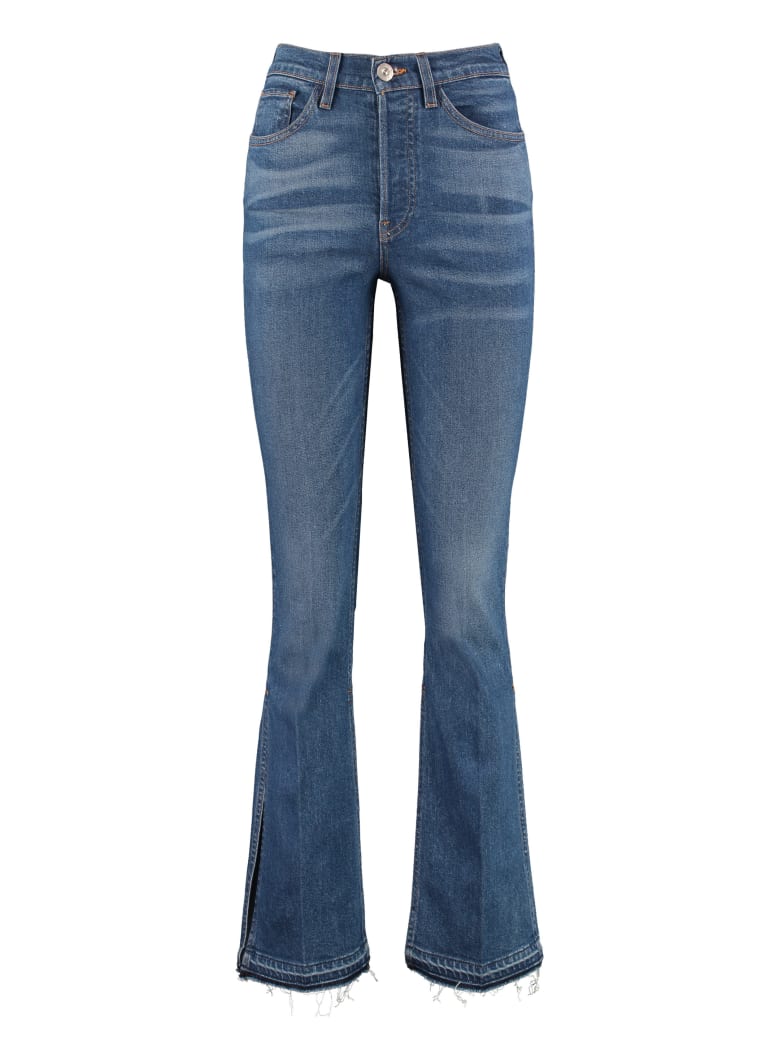 3x1 3x1 And Mimi Cuttrell - Kellie Flared Jeans - Denim