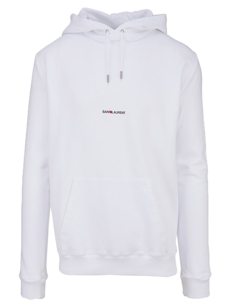 saint laurent hoodie white