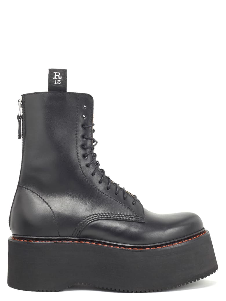 R13 'double Stacked' Shoes - Black
